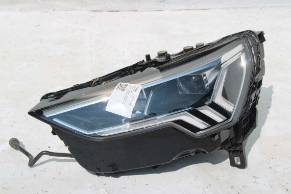 AUDI Q3 83A II PRZÓD maska błotniki zderzak pas przedni lampy wzmocnienie błotnik lampa FULL B9B9 LX5E Kosmosblau Niebieski F3