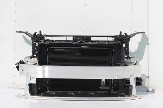 AUDI Q3 83A II PRZÓD maska błotniki zderzak pas przedni lampy wzmocnienie błotnik lampa FULL B9B9 LX5E Kosmosblau Niebieski F3