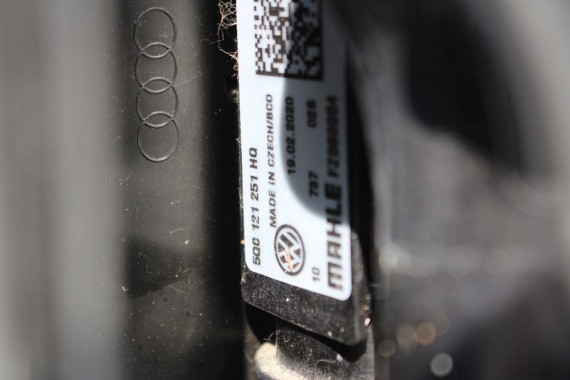 AUDI Q3 83A II PRZÓD maska błotniki zderzak pas przedni lampy wzmocnienie błotnik lampa FULL B9B9 LX5E Kosmosblau Niebieski F3