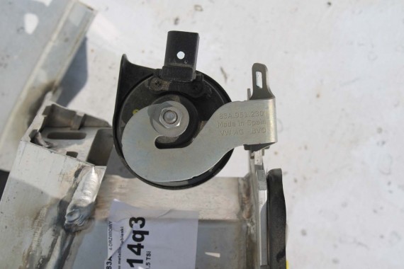 AUDI Q3 83A II PRZÓD maska błotniki zderzak pas przedni lampy wzmocnienie błotnik lampa FULL B9B9 LX5E Kosmosblau Niebieski F3