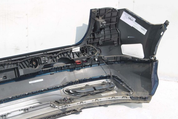 AUDI Q3 83A II TYŁ ZDERZAK + KLAPA BAGAŻNIKA + LAMPY lampa tylny Matrix B9B9 LX5E Kosmosblau Niebieski F3 83A827025 83A807511