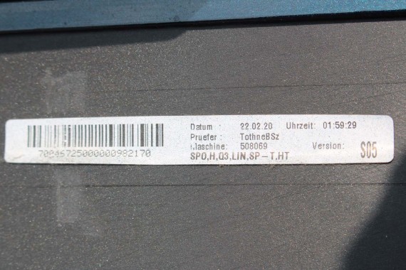 AUDI Q3 83A II TYŁ ZDERZAK + KLAPA BAGAŻNIKA + LAMPY lampa tylny Matrix B9B9 LX5E Kosmosblau Niebieski F3 83A827025 83A807511
