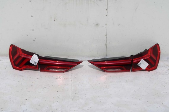 AUDI Q3 83A II TYŁ ZDERZAK + KLAPA BAGAŻNIKA + LAMPY lampa tylny Matrix B9B9 LX5E Kosmosblau Niebieski F3 83A827025 83A807511