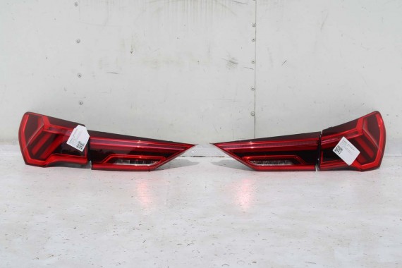 AUDI Q3 83A II TYŁ ZDERZAK + KLAPA BAGAŻNIKA + LAMPY lampa tylny Matrix B9B9 LX5E Kosmosblau Niebieski F3 83A827025 83A807511