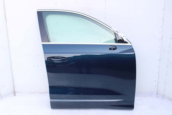 AUDI Q3 II 83A DRZWI PRAWE PRZÓD + TYŁ STRONA PRAWA przednie + tylne 2 sztuki B9B9 LX5E Kosmosblau Niebieski 83A831052 83A833052