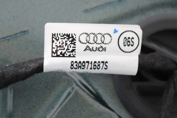 AUDI Q3 II 83A DRZWI LEWE PRZÓD + TYŁ STRONA LEWA przednie + tylne 2 sztuki B9B9 LX5E Kosmosblau Niebieski 83A831051 83A833051