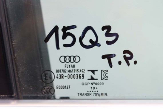 AUDI Q3 II 83A DRZWI PRAWE PRZÓD + TYŁ STRONA PRAWA przednie + tylne 2 sztuki 2Y2Y LS9R Gletscherweiss Biały 83A831052 83A833052
