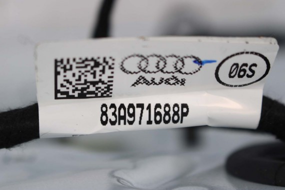 AUDI Q3 II 83A DRZWI PRAWE PRZÓD + TYŁ STRONA PRAWA przednie + tylne 2 sztuki 2Y2Y LS9R Gletscherweiss Biały 83A831052 83A833052