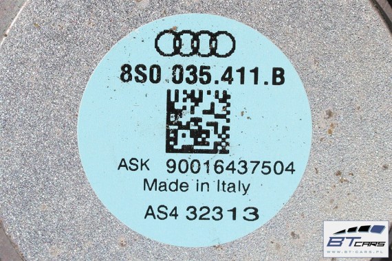 AUDI TT GŁOŚNIKI KOMPLET GŁOŚNIKÓW BANG & OLUFSEN 8S0035453A 8S0035411B 8S0035297 8S0035298 8S0035399A 8S0035454 NAGŁOŚNIENIE 8S