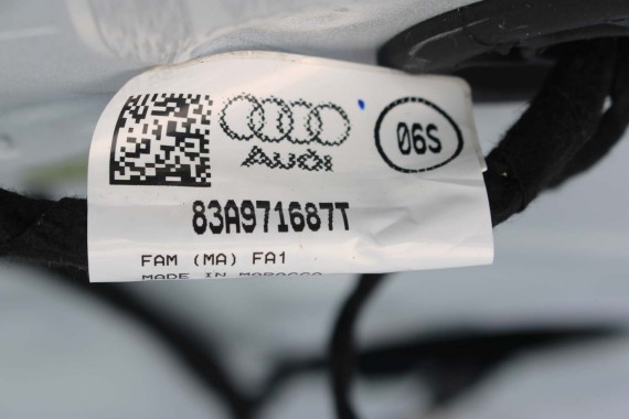 AUDI Q3 II 83A DRZWI LEWE PRZÓD + TYŁ STRONA LEWA przednie + tylne 2 sztuki 2Y2Y LS9R Gletscherweiss Biały 83A831051 83A833051
