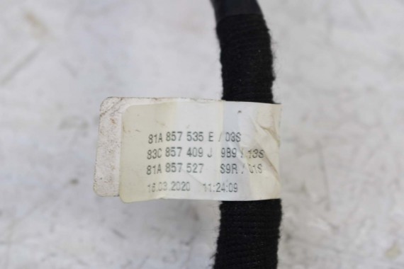 AUDI Q3 LUSTERKO DRZWI LEWE 14 +2 pin 83A zewnętrzne pinów kabli przewodów 2Y2Y LS9R Gletscherweiss Biały 16pin + kam