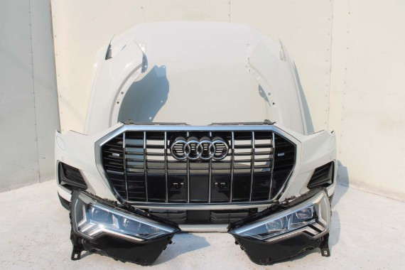 AUDI Q3 83A II PRZÓD maska błotniki zderzak pas przedni lampy wzmocnienie błotnik lampa Matrix 2Y2Y LS9R Gletscherweiss Biały F3
