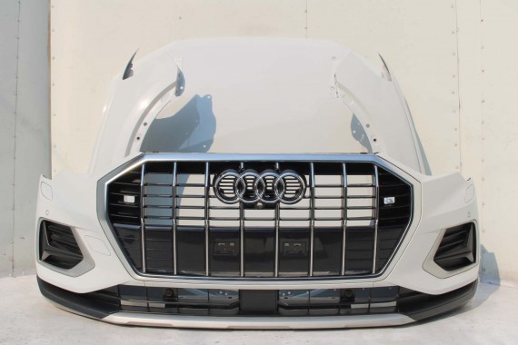AUDI Q3 83A II PRZÓD maska błotniki zderzak pas przedni lampy wzmocnienie błotnik lampa Matrix 2Y2Y LS9R Gletscherweiss Biały F3