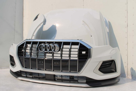 AUDI Q3 83A II PRZÓD maska błotniki zderzak pas przedni lampy wzmocnienie błotnik lampa Matrix 2Y2Y LS9R Gletscherweiss Biały F3
