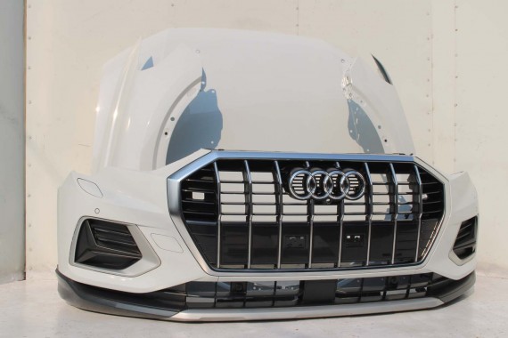 AUDI Q3 83A II PRZÓD maska błotniki zderzak pas przedni lampy wzmocnienie błotnik lampa Matrix 2Y2Y LS9R Gletscherweiss Biały F3