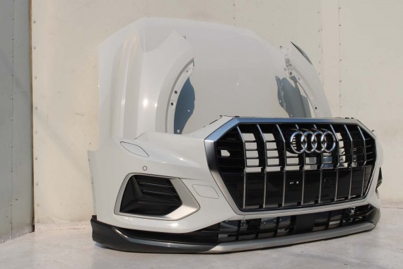 AUDI Q3 83A II PRZÓD maska błotniki zderzak pas przedni lampy wzmocnienie błotnik lampa Matrix 2Y2Y LS9R Gletscherweiss Biały F3