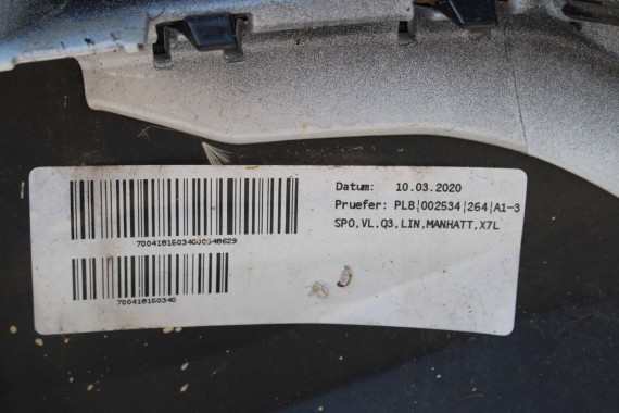 AUDI Q3 83A II PRZÓD maska błotniki zderzak pas przedni lampy wzmocnienie błotnik lampa Matrix 2Y2Y LS9R Gletscherweiss Biały F3