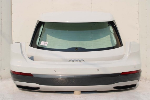 AUDI Q3 83A II TYŁ ZDERZAK + KLAPA BAGAŻNIKA + LAMPY lampa tylny Matrix 2Y2Y LS9R Gletscherweiss Biały F3 83A827025 83A807511