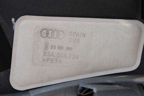 AUDI Q3 83A II TYŁ ZDERZAK + KLAPA BAGAŻNIKA + LAMPY lampa tylny Matrix 2Y2Y LS9R Gletscherweiss Biały F3 83A827025 83A807511
