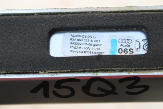 AUDI Q3 83A RELINGI DACHOWE 83A860021B 83A860022B 83A 860 021 B 83A 860 022 B 83A860021B 83A860022B 83A860021A 83A860022A