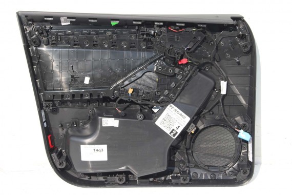 AUDI Q3 83A II FOTELE KOMPLET FOTELI siedzeń siedzenia tapicerka skóra czarne F3 N1M Leder/Kunstleder mono.pur 550-Kombination