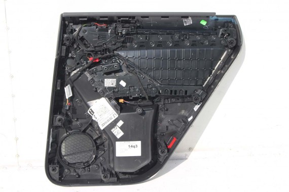 AUDI Q3 83A II FOTELE KOMPLET FOTELI siedzeń siedzenia tapicerka skóra czarne F3 N1M Leder/Kunstleder mono.pur 550-Kombination