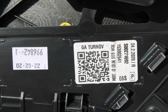 AUDI Q3 83A II FOTELE KOMPLET FOTELI siedzeń siedzenia tapicerka skóra czarne F3 N1M Leder/Kunstleder mono.pur 550-Kombination