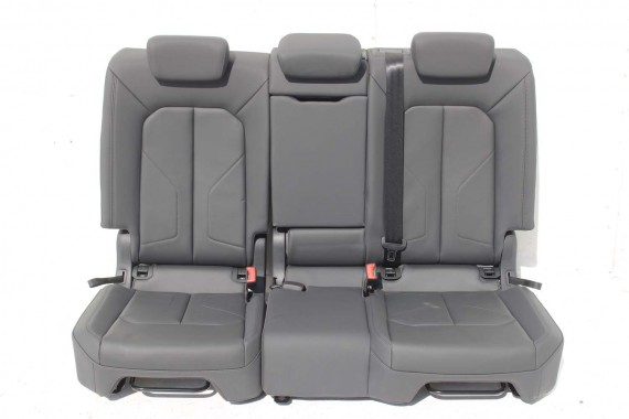 AUDI Q3 83A II FOTELE KOMPLET FOTELI siedzeń siedzenia tapicerka skóra czarne F3 N1M Leder/Kunstleder mono.pur 550-Kombination