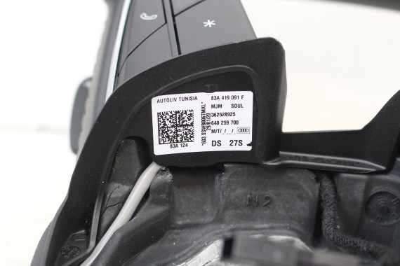 AUDI Q3 83A KIEROWNICA 83A419091F 83A 419 091 F MJM czarny skóra 83A419091F MULTI + BIEGI 83A419091F 83A419091F  83A419091F