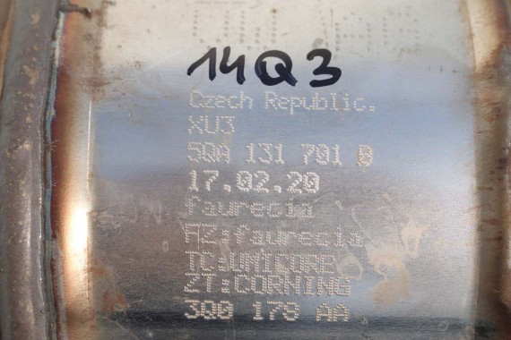 VW TIGUAN II AUDI Q3 KATALIZATOR 5QA131701B 5QA253059EL benzyna 1.4 TSi 5QA131690 RURA WYDECHOWA 83A 5QA 131 690 5QA254500C
