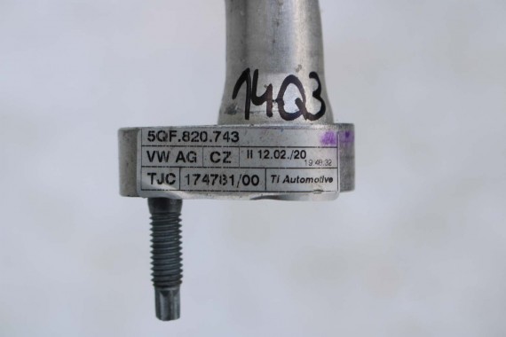 VW AUDI RURKI KLIMATYZACJI 5QF820741N 5QF820743 5QF816721AS KLIMY PRZEWÓD RURKA KOMPLET RUREK 1.4 TSi benzyna WĄŻ 5QF816721AS