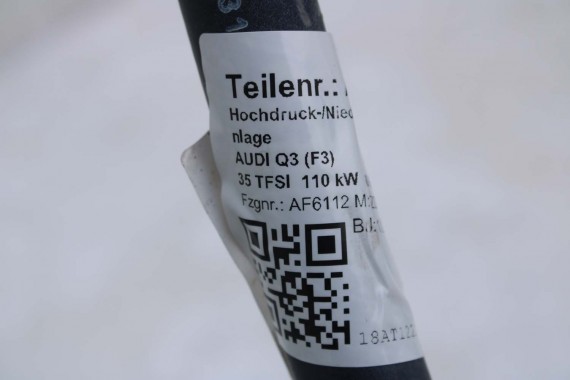 VW AUDI RURKI KLIMATYZACJI 5QF820741N 5QF820743 5QF816721AS KLIMY PRZEWÓD RURKA KOMPLET RUREK 1.4 TSi benzyna WĄŻ 5QF816721AS