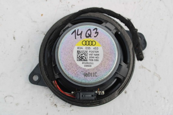 AUDI Q2 Q3 GŁOŚNIKI ZESTAW GŁOŚNIKÓW 83A035399 83A035415 83A035411 83A035398 83A035382 FL LIFT GŁOŚNIK TUBA A1 A3 83A 035 411