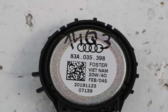 AUDI Q2 Q3 GŁOŚNIKI ZESTAW GŁOŚNIKÓW 83A035399 83A035415 83A035411 83A035398 83A035382 FL LIFT GŁOŚNIK TUBA A1 A3 83A 035 411