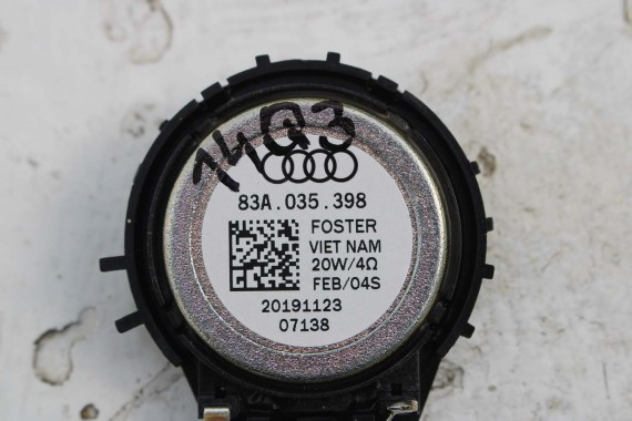 AUDI Q2 Q3 GŁOŚNIKI ZESTAW GŁOŚNIKÓW 83A035399 83A035415 83A035411 83A035398 83A035382 FL LIFT GŁOŚNIK TUBA A1 A3 83A 035 411