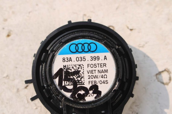 AUDI Q3 GŁOŚNIKI + WZMACNIACZ 83A035456A 83A035399A 83A035415B 83A035411A 83A035382A GŁOŚNIK TUBA BANG&Olufsen ZESTAW GŁOŚNIKÓW