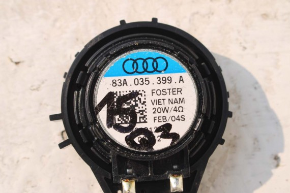 AUDI Q3 GŁOŚNIKI + WZMACNIACZ 83A035456A 83A035399A 83A035415B 83A035411A 83A035382A GŁOŚNIK TUBA BANG&Olufsen ZESTAW GŁOŚNIKÓW