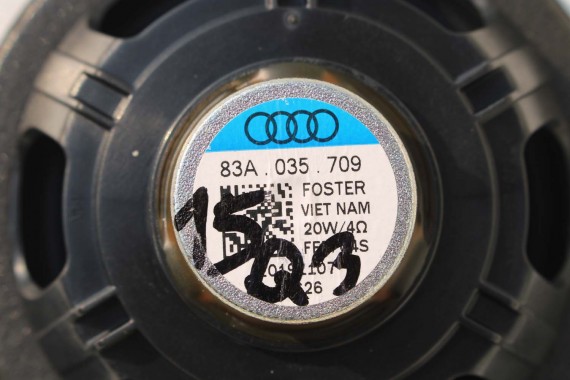 AUDI Q3 GŁOŚNIKI + WZMACNIACZ 83A035456A 83A035399A 83A035415B 83A035411A 83A035382A GŁOŚNIK TUBA BANG&Olufsen ZESTAW GŁOŚNIKÓW