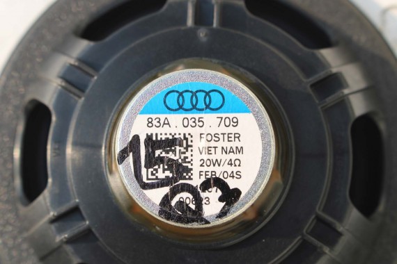 AUDI Q3 GŁOŚNIKI + WZMACNIACZ 83A035456A 83A035399A 83A035415B 83A035411A 83A035382A GŁOŚNIK TUBA BANG&Olufsen ZESTAW GŁOŚNIKÓW