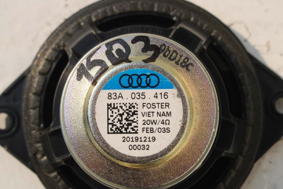 AUDI Q3 GŁOŚNIKI + WZMACNIACZ 83A035456A 83A035399A 83A035415B 83A035411A 83A035382A GŁOŚNIK TUBA BANG&Olufsen ZESTAW GŁOŚNIKÓW
