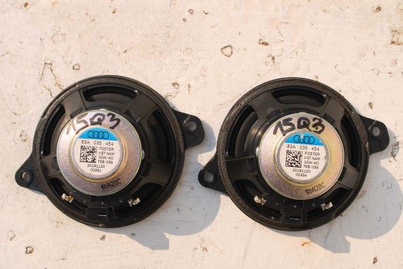 AUDI Q3 GŁOŚNIKI + WZMACNIACZ 83A035456A 83A035399A 83A035415B 83A035411A 83A035382A GŁOŚNIK TUBA BANG&Olufsen ZESTAW GŁOŚNIKÓW