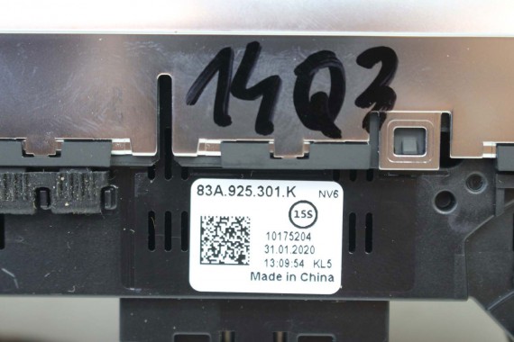 AUDI Q3 PANEL Z PRZYCISKAMI PRZYCISKI 83A925301K 83A 925 301 K przycisk 83A925301K 83A925301K F3 83A925301K 83A925301 83A925301K