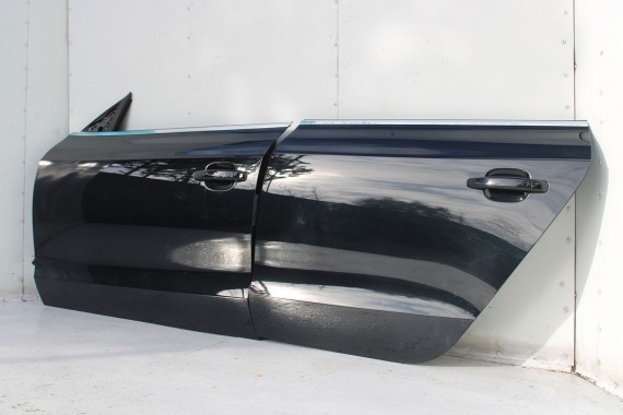 AUDI A5 SPORTBACK DRZWI LEWE PRZÓD + TYŁ STRONA LEWA przednie + tylne 2 sztuki 8T 8T8 0E0E 	LY9T 	Mythosschwarz metallic 	Czarny