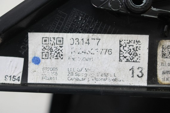 AUDI A6 LUSTERKO DRZWI LEWE 12pin LY9T 4G zewnętrzne 12 pinów kabli W1W1 LX5R 4G1857409AB 4G1857409AE 4G1857409BENiebieski