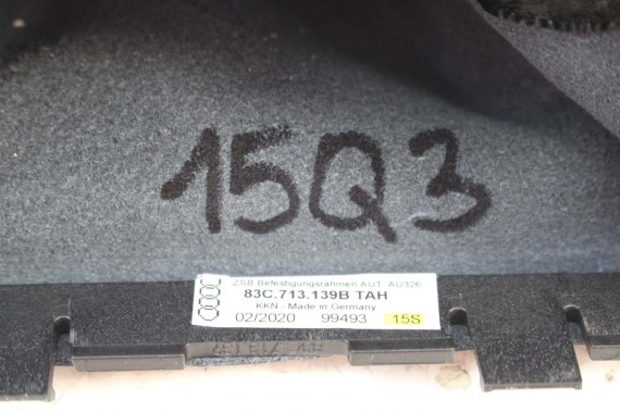 AUDI Q3 GAŁKA ZMIANY BIEGÓW + MIESZEK 83C713139B IBR - czarny (soul) 83A F3 83C713139 83C713139B 83C 713 139 B 83C713139B