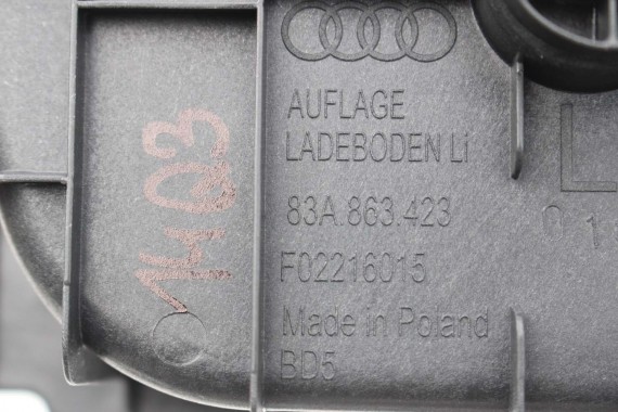 AUDI Q3 F3 BOCZEK DYWAN TAPICERKA BAGAŻNIKA 83A861529B 83A863879E 83A863880D boczki bagażnik tapicerka 83A864483B 83A 861 529