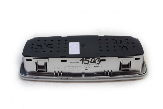 AUDI Q3 LAMPKA PODSUFITKI KABINY 8V0947111B oświetlenie LED 8V0 947 111 B Kolor ET1 kryształowo srebrny 8X 8V 8U 83A 8V0947111B