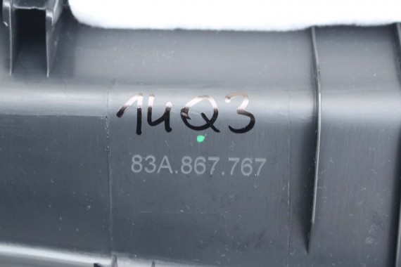 AUDI Q3 POSZYCIE SŁUPEK D 83A867767 83A867768 83A 867 767 dolne podłogi kolor szary SŁUPKA srebrny 83A867767 83A867768 83A867767