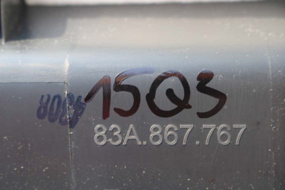 AUDI Q3 POSZYCIE SŁUPEK D 83A867767 83A867768 83A 867 767 dolne podłogi kolor szary SŁUPKA srebrny 83A867767 83A867768 83A867767