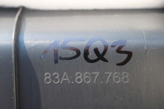 AUDI Q3 POSZYCIE SŁUPEK D 83A867767 83A867768 83A 867 767 dolne podłogi kolor szary SŁUPKA srebrny 83A867767 83A867768 83A867767